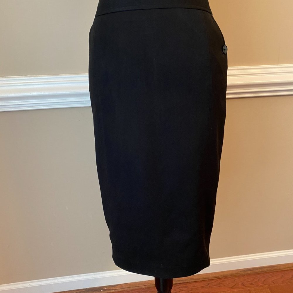 CHARTER CLUB Black Pencil Skirt Size 8